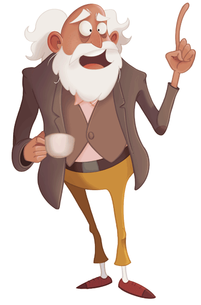 Greyson Grim character illustration