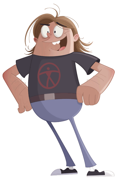 Greyson Grim character illustration